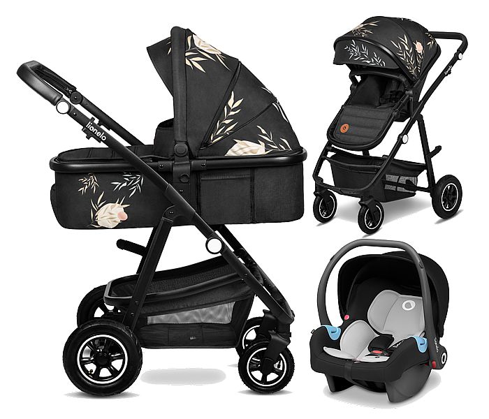 Lionelo Amber Lovin 3in1 (pushchair + carrycot + car seat Astrid) 2023