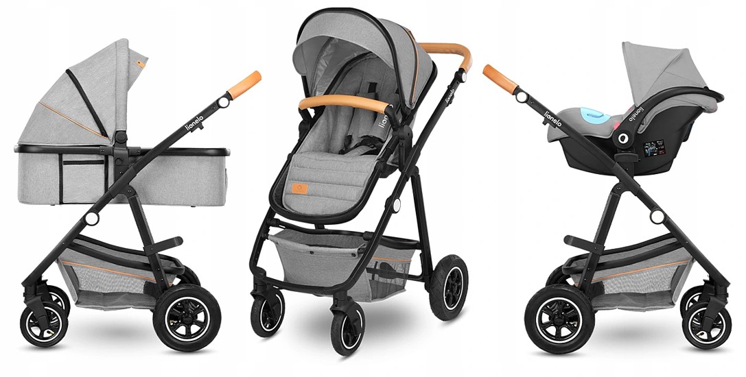 Lionelo Amber 3in1 (pushchair + carrycot + Astrid car seat) 2023
