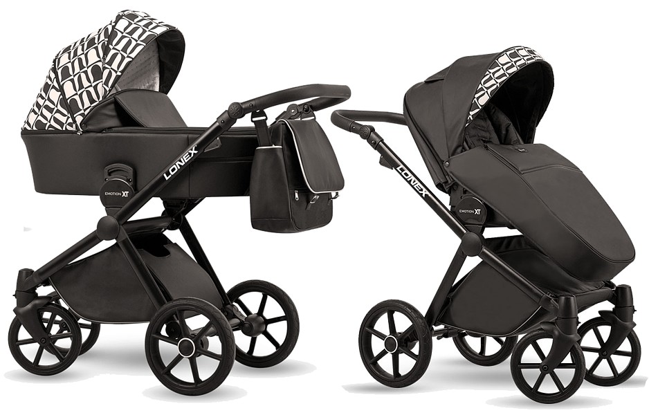 Lonex Emotion XT Print 2in1 (pushchair + carrycot) 2022/2023 FREE DELIVERY