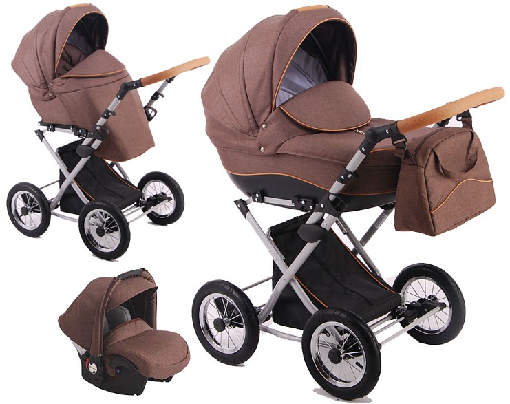 Lonex Parilla 3in1 (pushchair + carrycot + Carlo car seat with adapter) 2022/2023