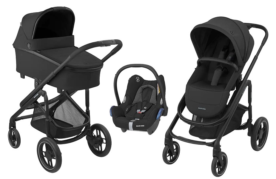 Maxi Cosi Plaza+ 3in1 (pushchair + carrycot + Maxi Cosi Cabrio car seat) 2022/2023 FREE DELIVERY