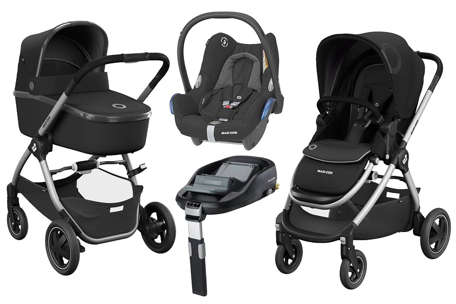 Maxi Cosi Adorra 2 4in1 (pushchair + carrycot Oria + Maxi Cosi Cabrio car seat + familyfix base) 2022/2023 FREE DELIVERY