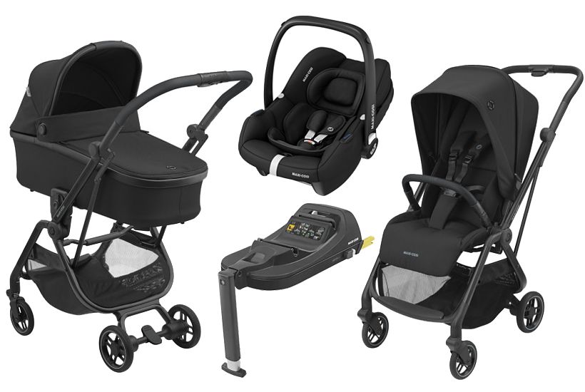 SPECIAL! Maxi Cosi Leona 4in1 (pushchair + carrycot + CabrioFix I-Size car seat + isofix base I-size) 2022/2023 FREE DELIVERY