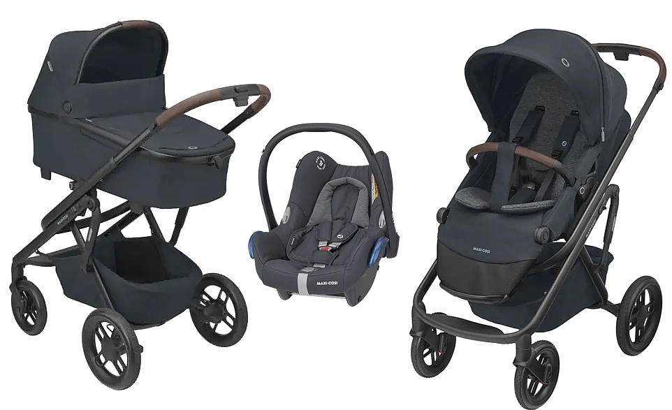 Maxi Cosi Lila XP+ 3in1 (pushchair + carrycot + Maxi Cosi Cabrio car seat) 2022/2023 FREE DELIVERY