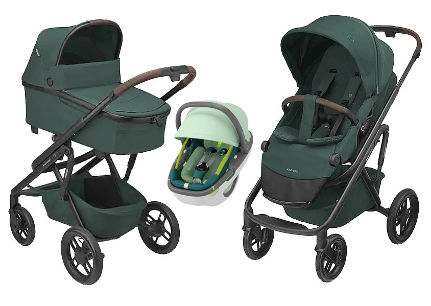 Maxi Cosi Lila XP+ 3in1 (pushchair + carrycot Oria + Coral 360 car seat) 2022/2023 FREE DELIVERY