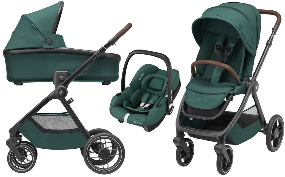 Maxi Cosi Oxford 3in1 (pushchair + carrycot Oria + Maxi Cosi Cabrio I-Size car seat + Modern bag) 2023 FREE DELIVERY
