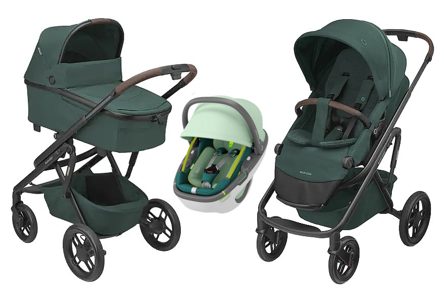 Maxi Cosi Plaza+ 3in1 (pushchair + carrycot Oria + Coral 360 car seat) 2022/2023