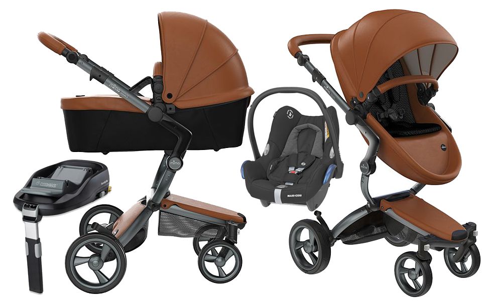 Mima Xari 4G 4in1 (frame + pushchair/carrycot + Color pack + Maxi Cosi Cabrio car seat + Familyfix base) Camel FREE DELIVERY