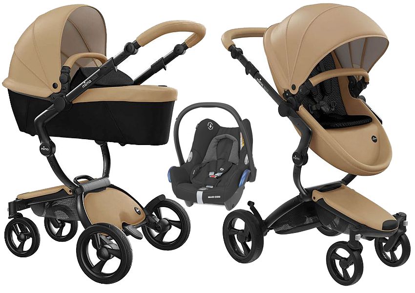 Mima Xari 4G 3in1 (frame + pushchair/carrycot + Color pack+ Maxi Cosi Cabrio car seat) Latte FREE DELIVERY