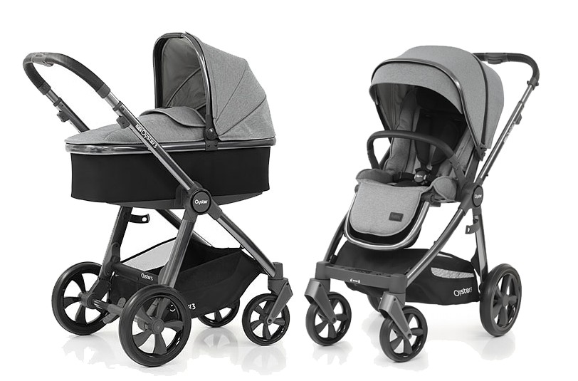 SPECIAL! BabyStyle Oyster 3 2in1 (frame + pushchair seat + carrycot) 2023 VALID TILL STOCK LAST FREE DELIVERY