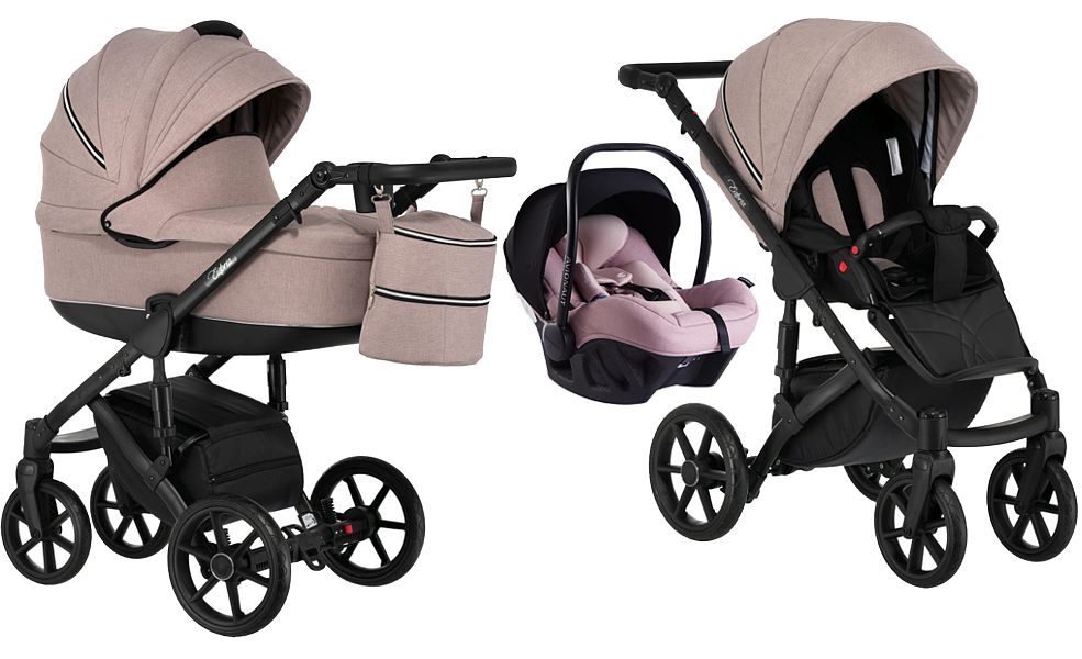 Paradise Baby Euforia S 3in1 (pushchair + carrycot + Avionaut Pixel Pro 2.0 C car seat) 2023 FREE DELIVERY