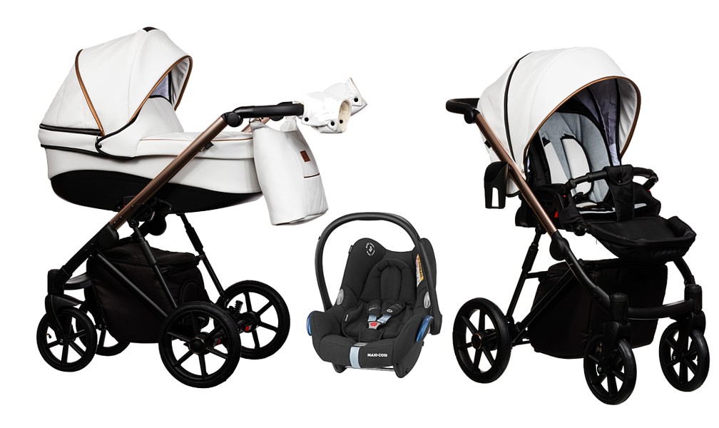 Paradise Baby FX 3in1 (pushchair + carrycot + Maxi Cosi Cabrio car seat) 2023/2024 FREE DELIVERY