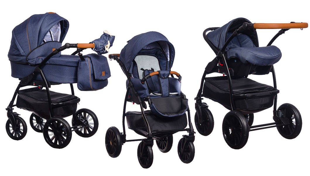 Paradies Baby Verso 3in1 (Sportwagen + Tragetasche + Kite Autositz mit Adapter) 2023