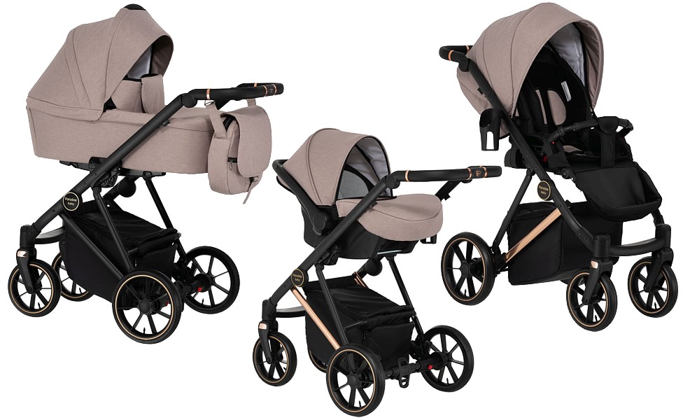 Paradies Baby VR 3in1 (Sportwagen + Tragetasche + Kite autositz mit Adapter) 2022/2023