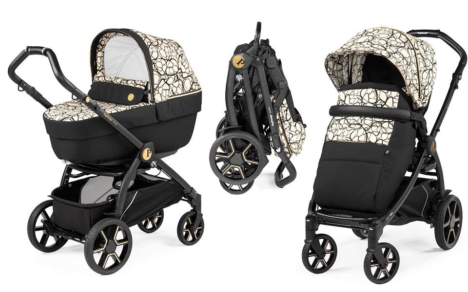 SALE! Peg-Perego Book (pushchair + Culla Elite carrycot) Graphic Gold FREE DELIVERY 24h