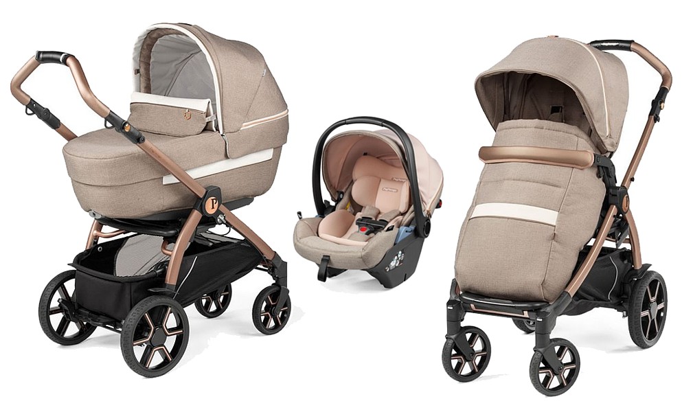Peg-Perego Book 3in1 (pushchair + Culla Elite carrycot Primo Viaggio Lounge car seat) 2022/2023 FREE SHIPPING