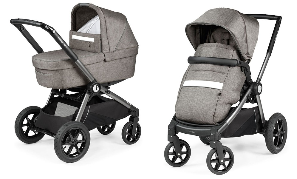 Peg-Perego GT4 2in1 (pushchair + carrycot Primonido) colour city grey 2023/2024 FREE SHIPPING