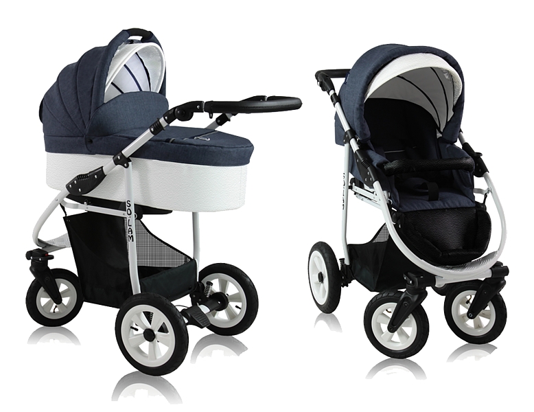 Prampol Solam Leather&Linen 2in1 (pushchair + carrycot) 2023