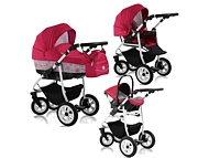 Prampol Style 3in1 (pushchair + carrycot + car seat with adapter) 2023/2024 - Click Image to Close