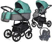 Riko Basic Bella 3w1 (spacerówka + gondola + fotelik Maxi Cosi Cabrio) 2024 KURIER GRATIS