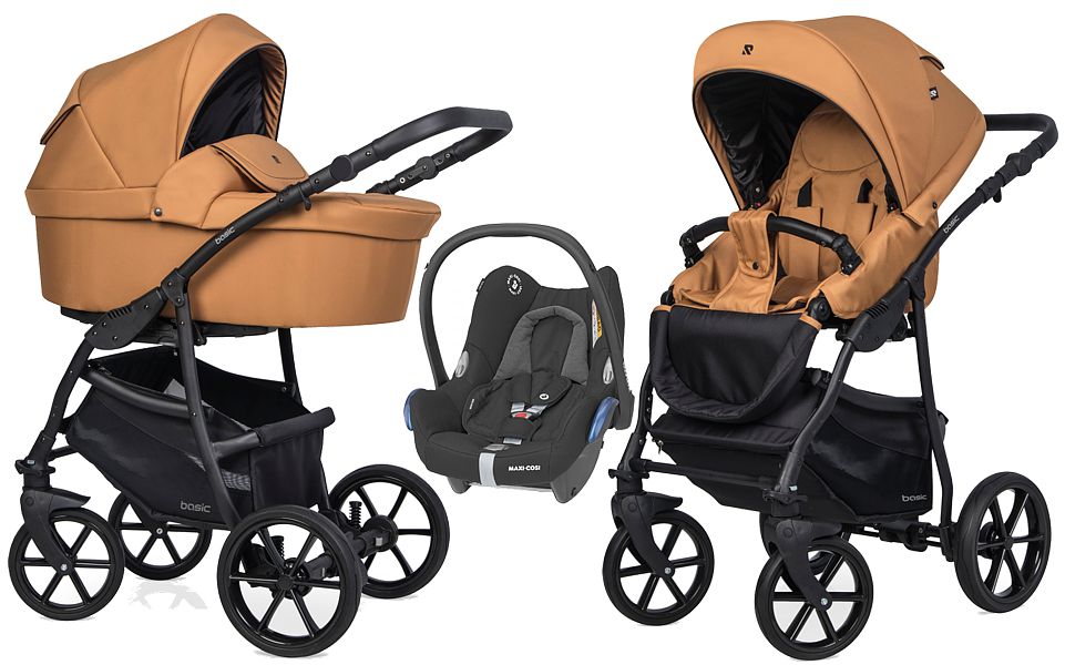 Riko Basic 3in1 (pushchair + carrycot + Maxi-Cosi Cabrio car seat) 2023/2024
