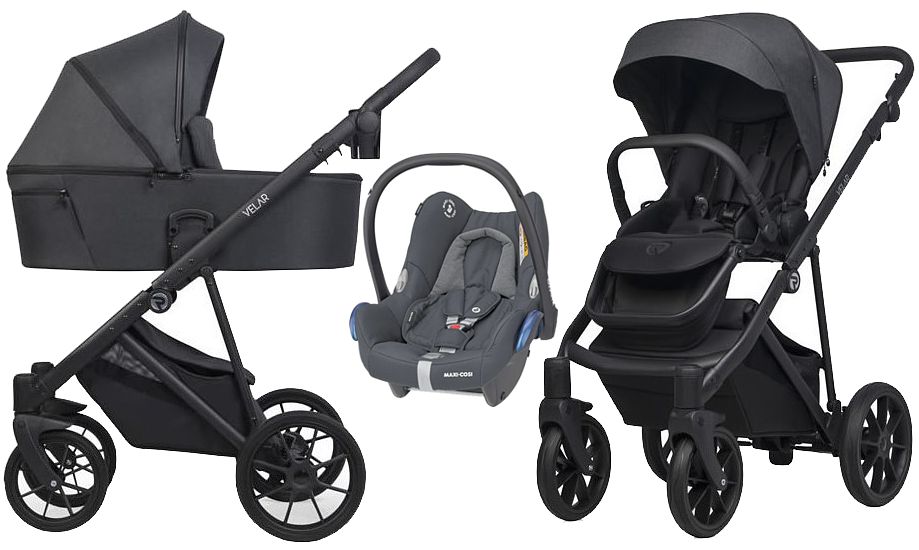 Riko Velar 3in1 (pushchair + carrycot + Maxi Cosi Cabrio car seat) 2024 FREE DELIVERY