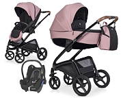 Riko XD Black Series 3in1 (pushchair + carrycot + Maxi Cosi Cabrio car seat) 2022/2023 FREE DELIVERY - Click Image to Close