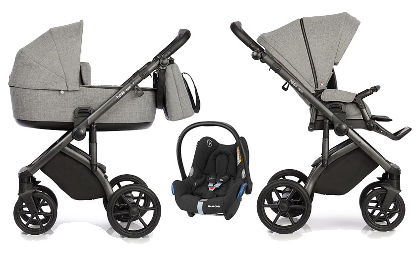 Roan Bass Next 3in1 (pushchair + carrycot + Maxi Cosi Cabrio car seat) 2023/2024 FREE DELIVERY