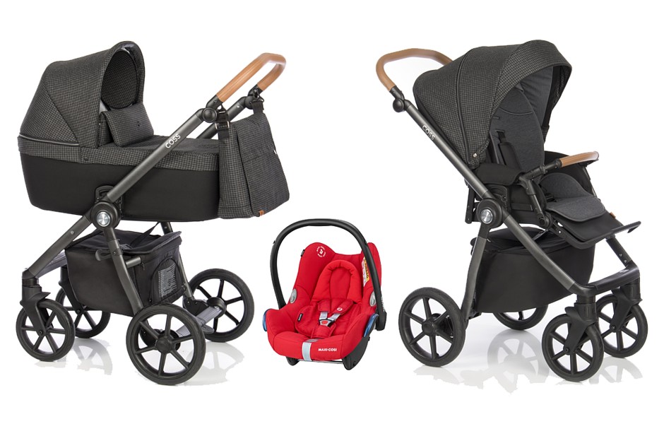 Roan Coss 3in1 (pushchair + carrycot + Maxi Cosi Cabrio car seat) 2023/2024 FREE DELIVERY