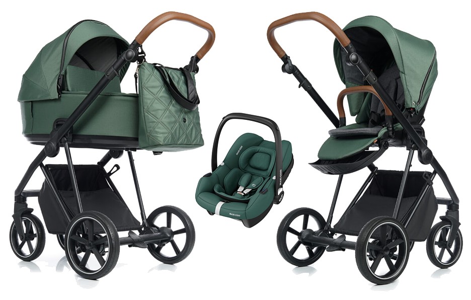 Roan IVI 2.0 3in1 (pushchair + carrycot + Maxi-Cosi Cabrio i-Size car seat) 2023/2024 FREE DELIVERY