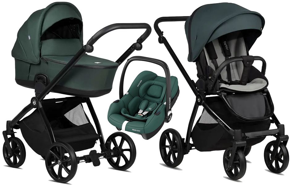 Tutis Mio 3+ 3in1 (pushchair + carrycot + Maxi Cosi CabrioFix I-Size) 2024 FREE DELIVERY
