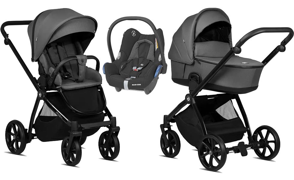 SPECIAL Tutis Mio Plus Thermo 3in1 (pushchair + carrycot + Cabrio car seat) 2023/2024 FREE DELIVERY