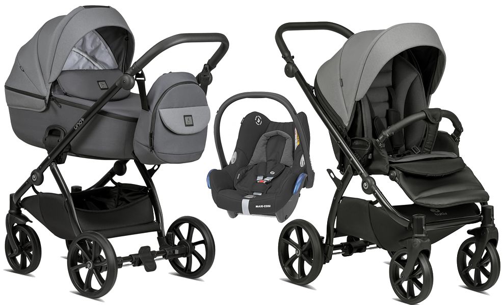 Tutis Uno 5+ Earth 3in1 (pushchair + carrycot + Maxi Cosi Cabrio car seat) 2024 FREE DELIVERY