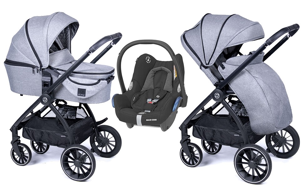 Zokky Nuvo 3in1 (pushchair + carrycot + Cabrio car seat) 2023/2024