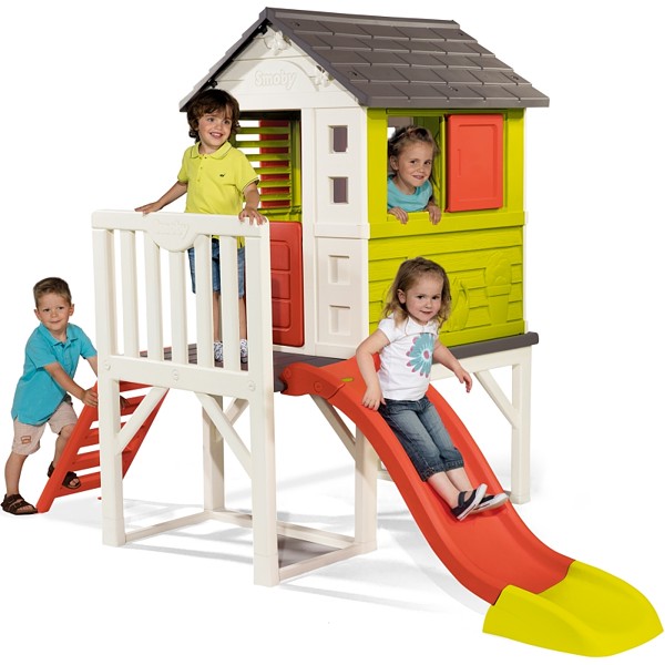 Smoby House on Bälle Playground Slide 810800