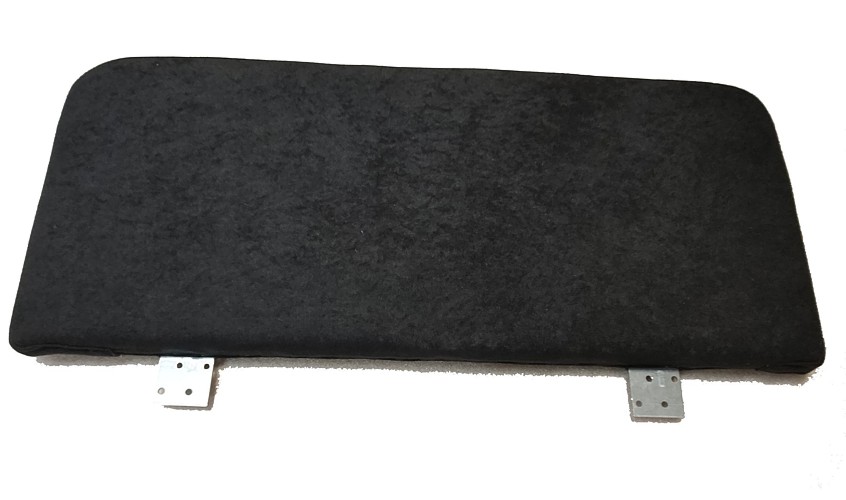 SALE Timoore Elle upholstered crib rail black (62x26x4)