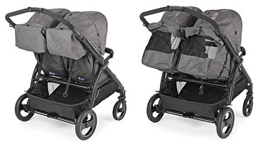 Peg-Perego Book For Two (pushchair + 2x Porte Enfant soft carrycot)  2022/2023 [id36412] - €1021 : Dino, Dino
